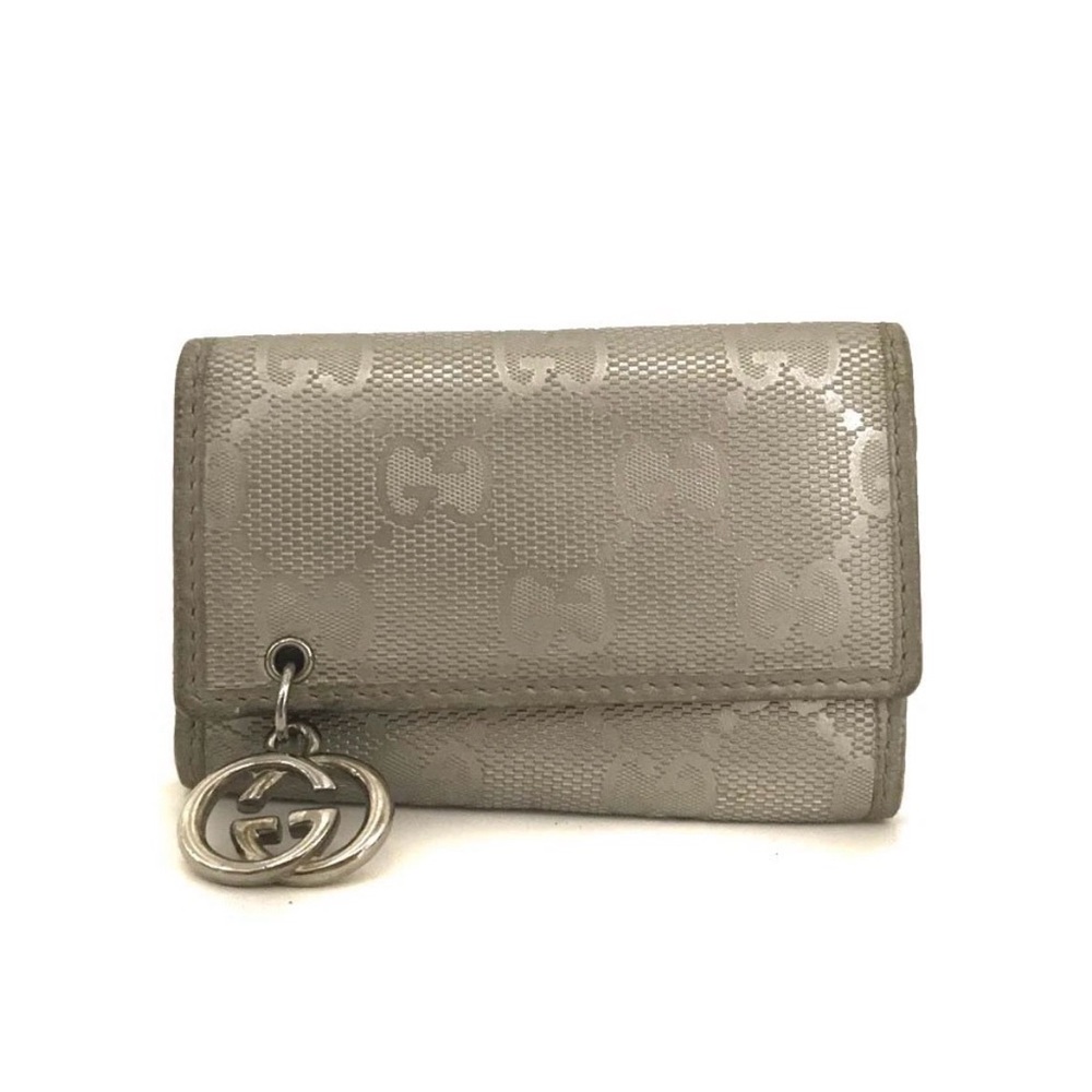 Gucci Gray Key & Card Holder